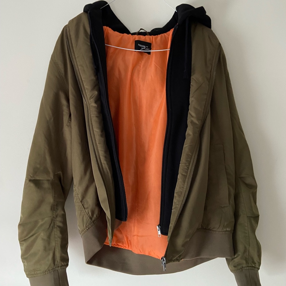 Bomber Jacket Hoodie